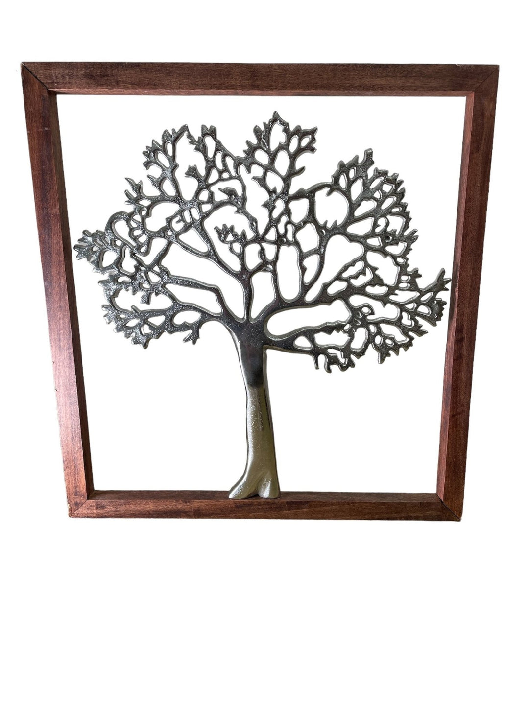 Large Silver Tree Of Life In A Frame, 46cm - Smiddy Furniture-1