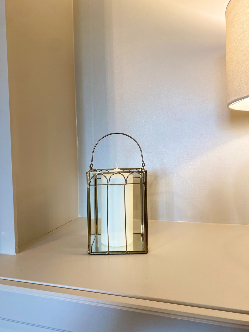 Mirrored Candle Lantern - Smiddy Furniture-2
