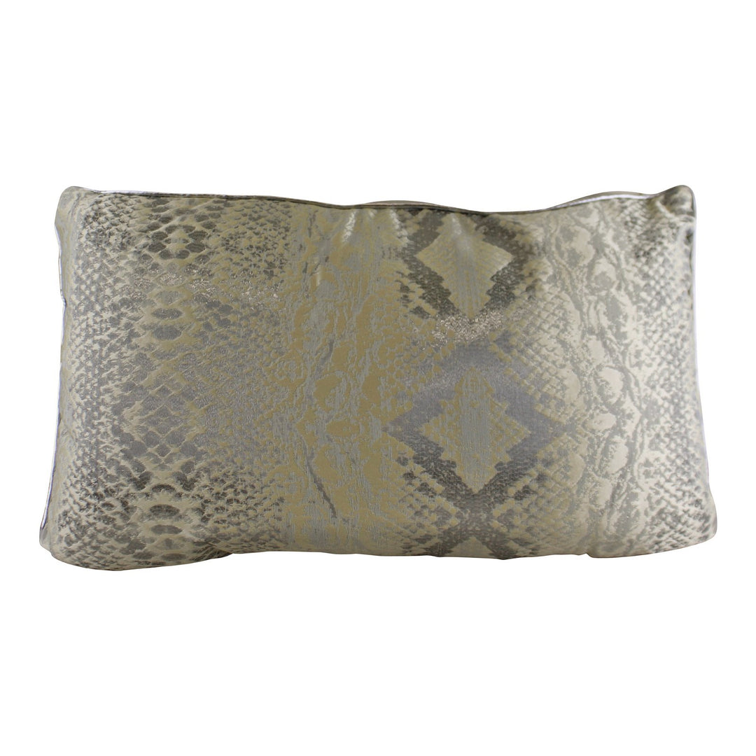 Rectangular Scatter Cushion, Snake Print Design, 30x50cm - Smiddy Furniture-1