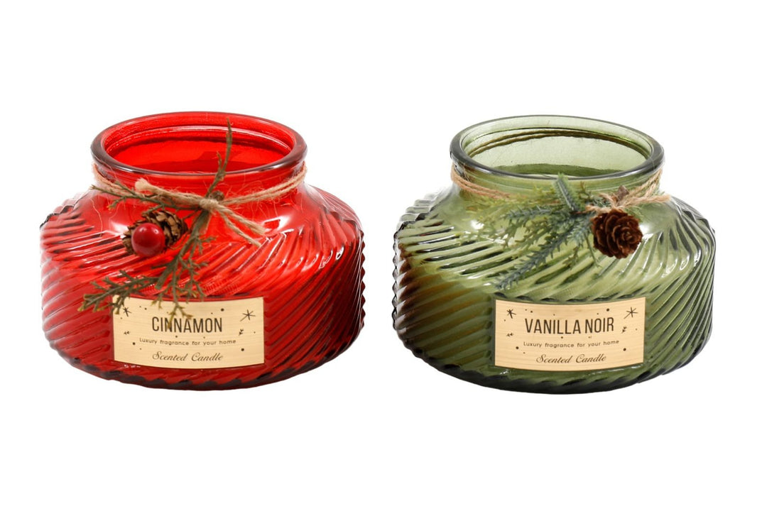Ribbed Candle-pot Large - Smiddy Furniture-1