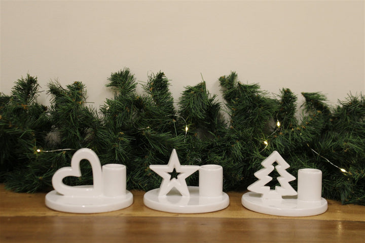 Set of Three Dinner Candle Holders - Smiddy Furniture-2