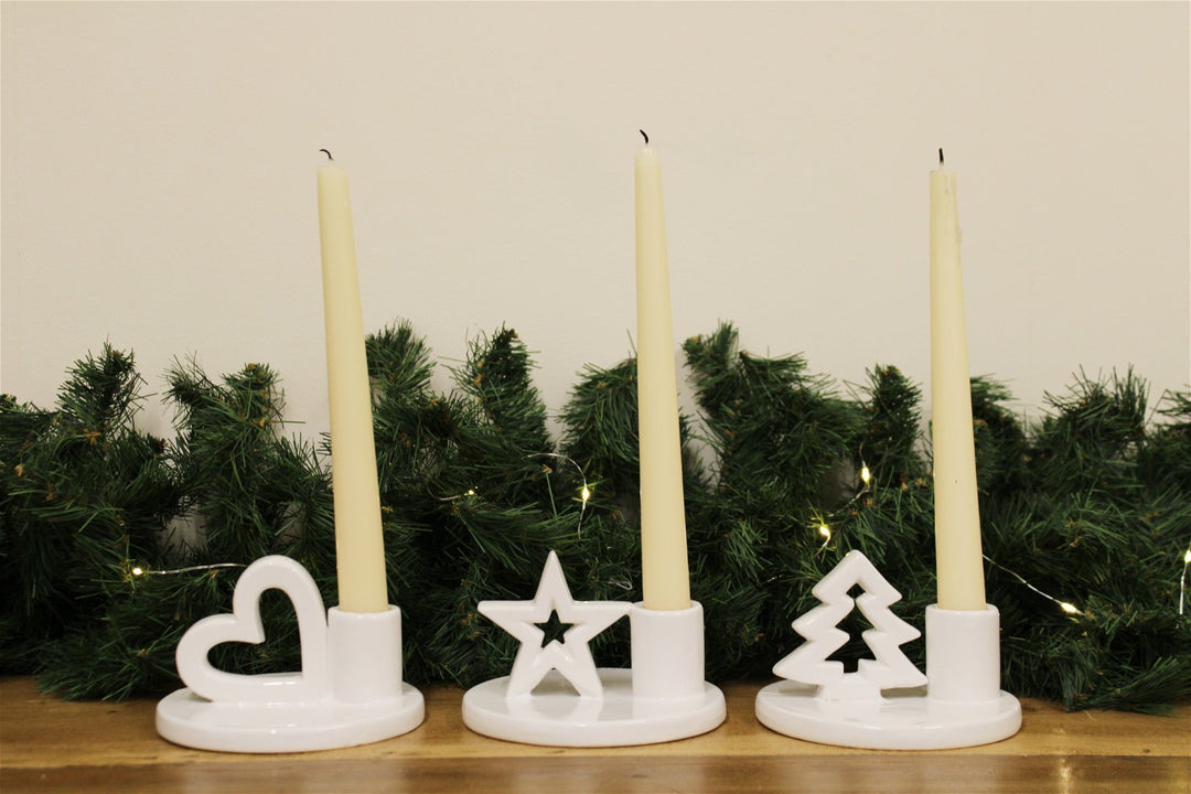 Set of Three Dinner Candle Holders - Smiddy Furniture-3