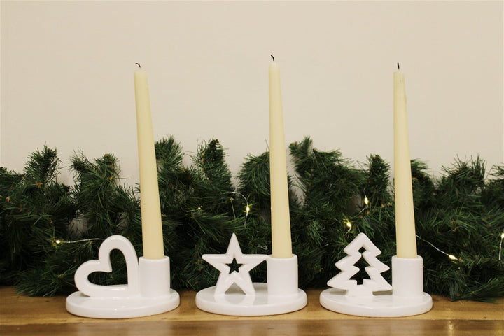 Set of Three Dinner Candle Holders - Smiddy Furniture-3