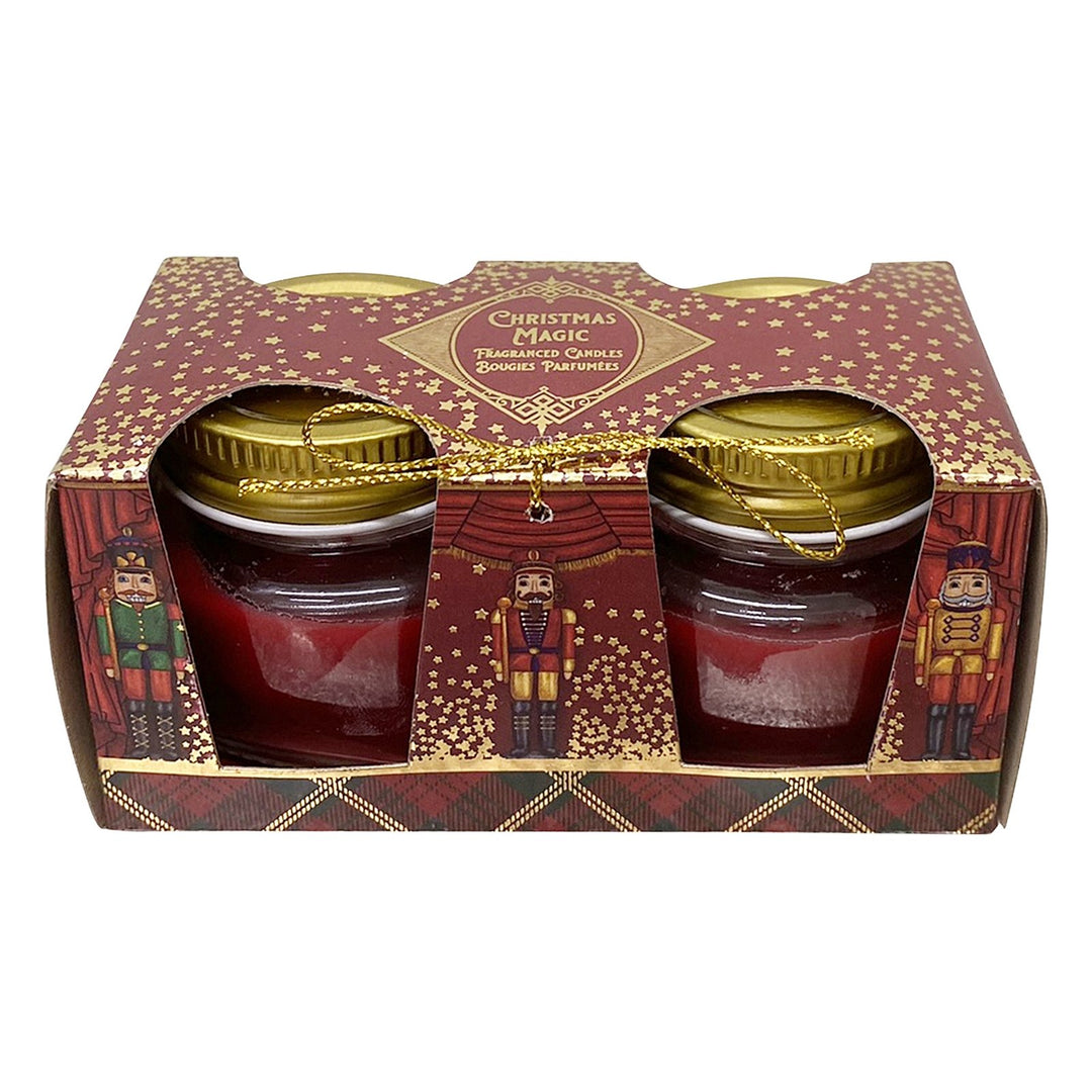 Red Candle Jars | Glass Candle Jars | Smiddy Furniture