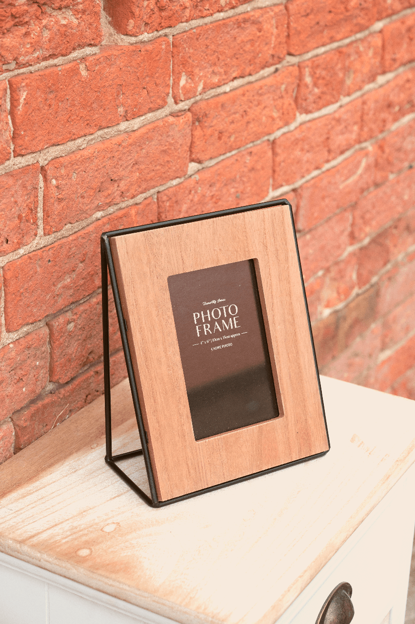Wooden & Wire Photo Frame 4x6" - Smiddy Furniture-2