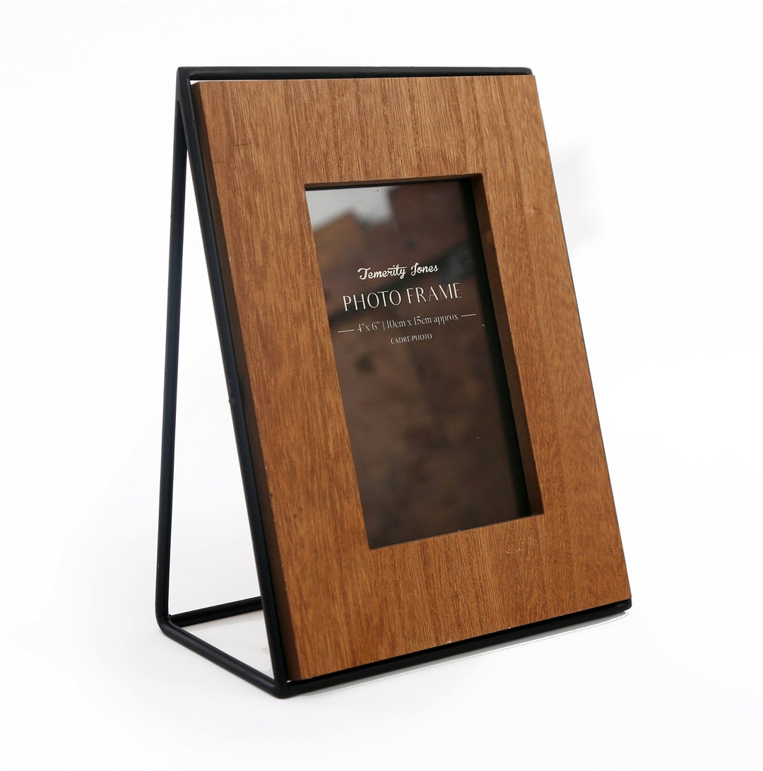 Wooden & Wire Photo Frame 4x6" - Smiddy Furniture-1